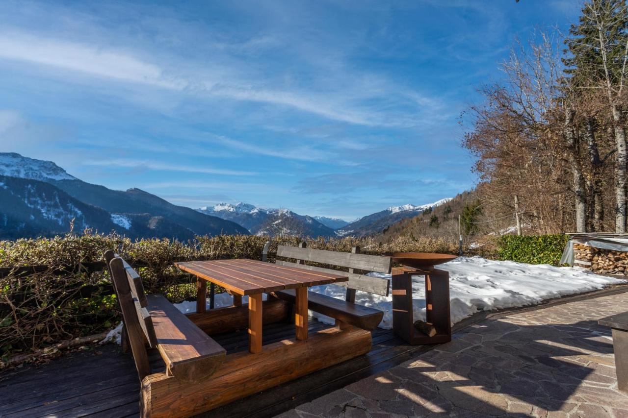 Вилла Panoramic House Carnia - Mountain View Apt With Parking And Terraces Ligosullo Экстерьер фото